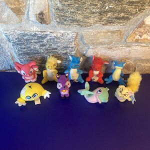 Neopets Plush Lot - 8 McDonald's 2004 - 2005 Neopets and 1 Pink 2004 Neopet